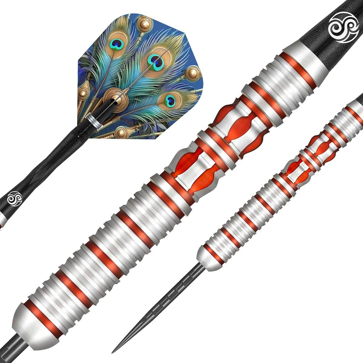 SHOT ROMAN EMPIRE JUNO STEEL TIP DART SET - 90% TUNGSTEN BARRELS