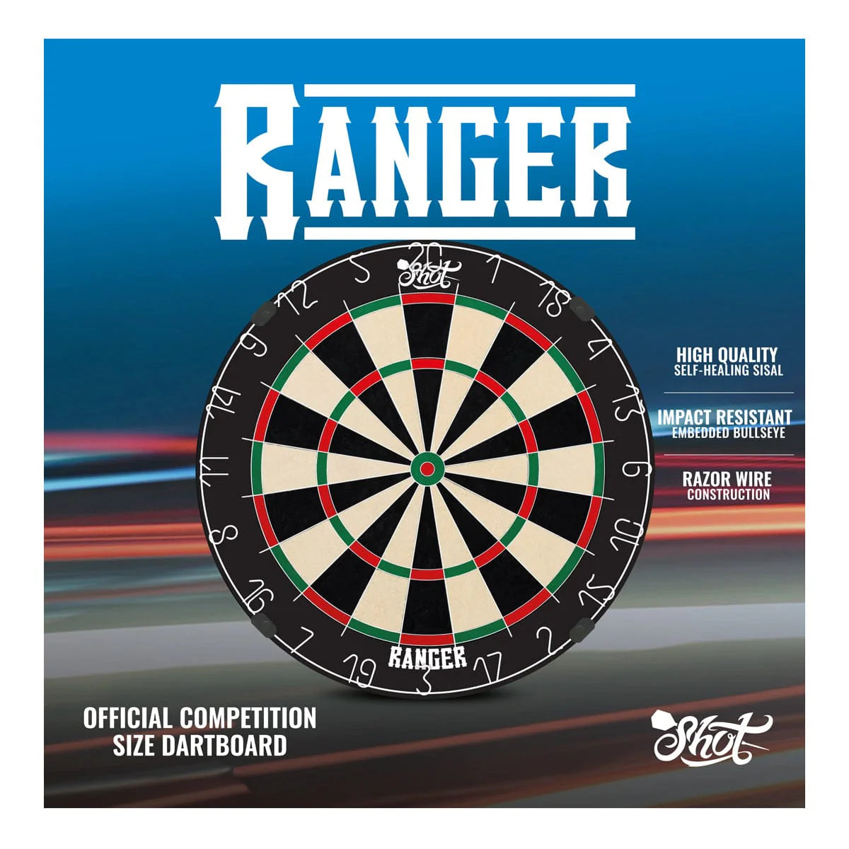 CIBLE DE DARD SHOT NOUVEAU RANGER BRISTLE