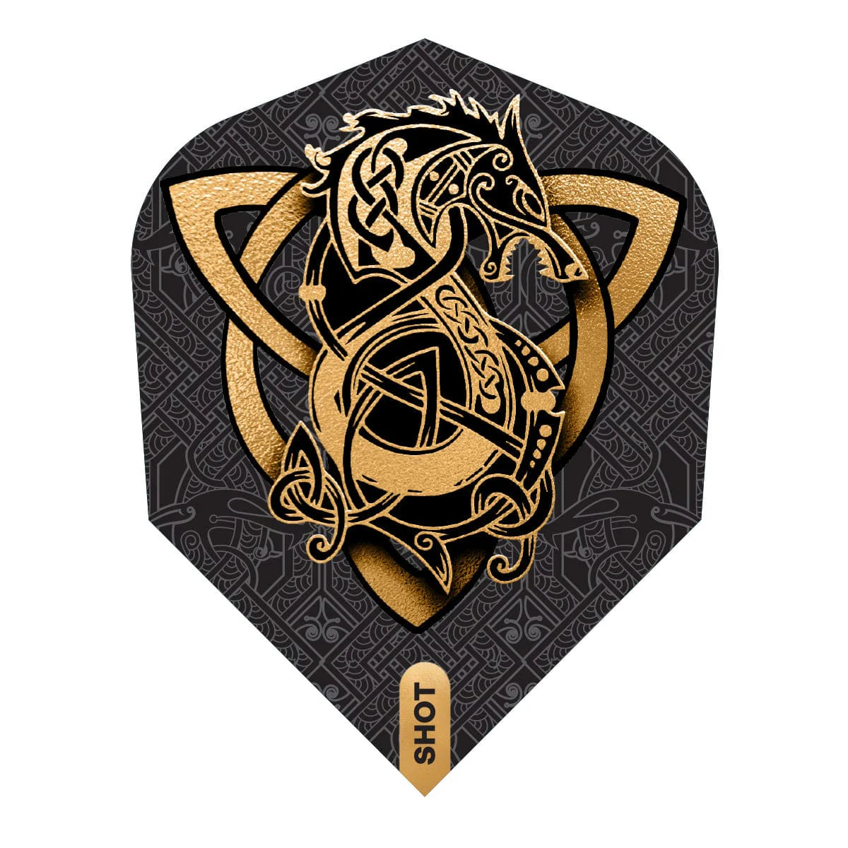 ENSEMBLE DE PLUMES DE DARD SHOT VIKING WOLF - PETIT STANDARD