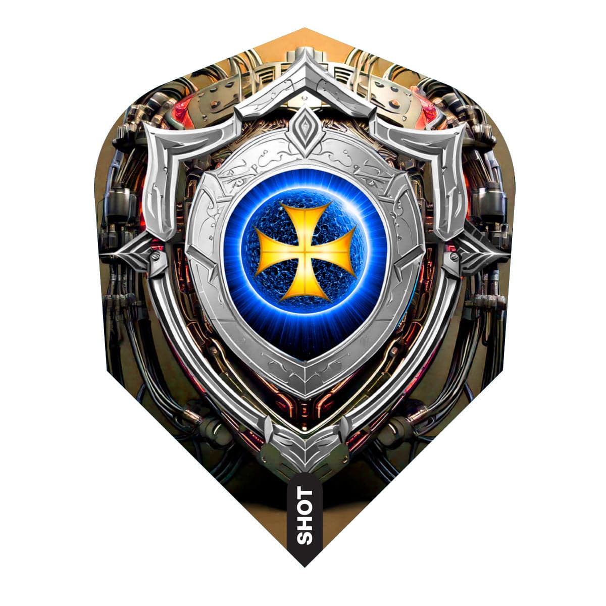 SHOT FUTURE KNIGHTS DARKSTAR DART FLIGHT SET - SMALL STANDARD