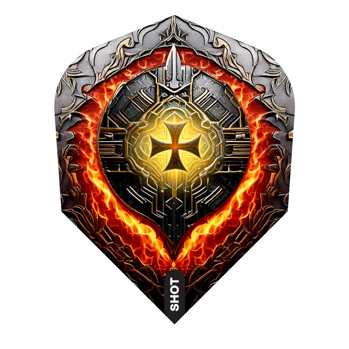 SHOT FUTURE KNIGHTS HACHETTE DART FLIGHT SET - SMALL STANDARD