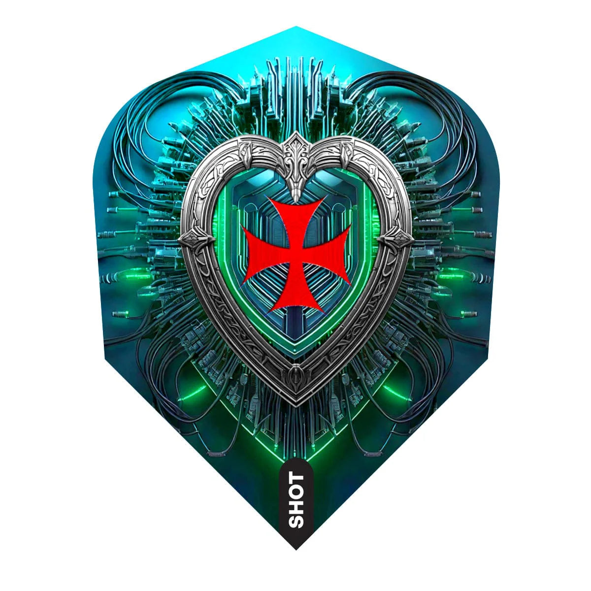 SHOT FUTURE KNIGHTS DREADHEART DART FLIGHT SET - SMALL STANDARD