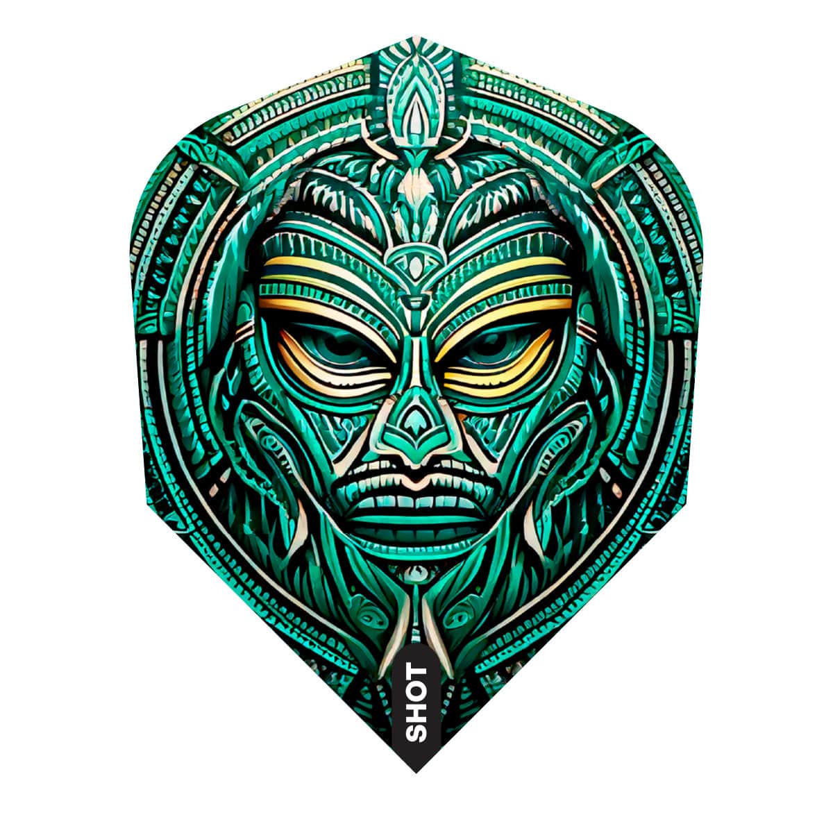 ENSEMBLE DE 3 PLUMES DE DARDS SHOT TRIBAL WEAPON TOKI - PETIT STANDARD