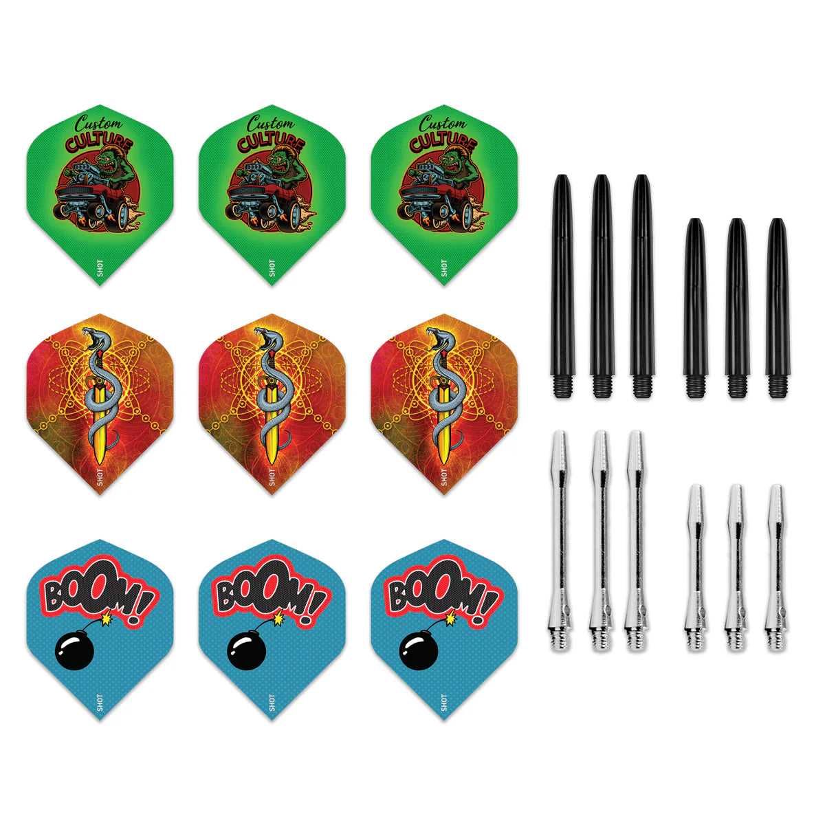 KIT DE DARDS TRIBAL SHOT