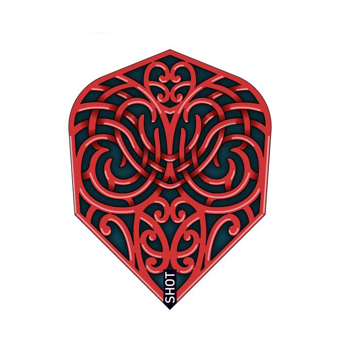 ENSEMBLE DE PLUMES DE DARDS SHOT WARRIOR KAPENE - PETIT STANDARD