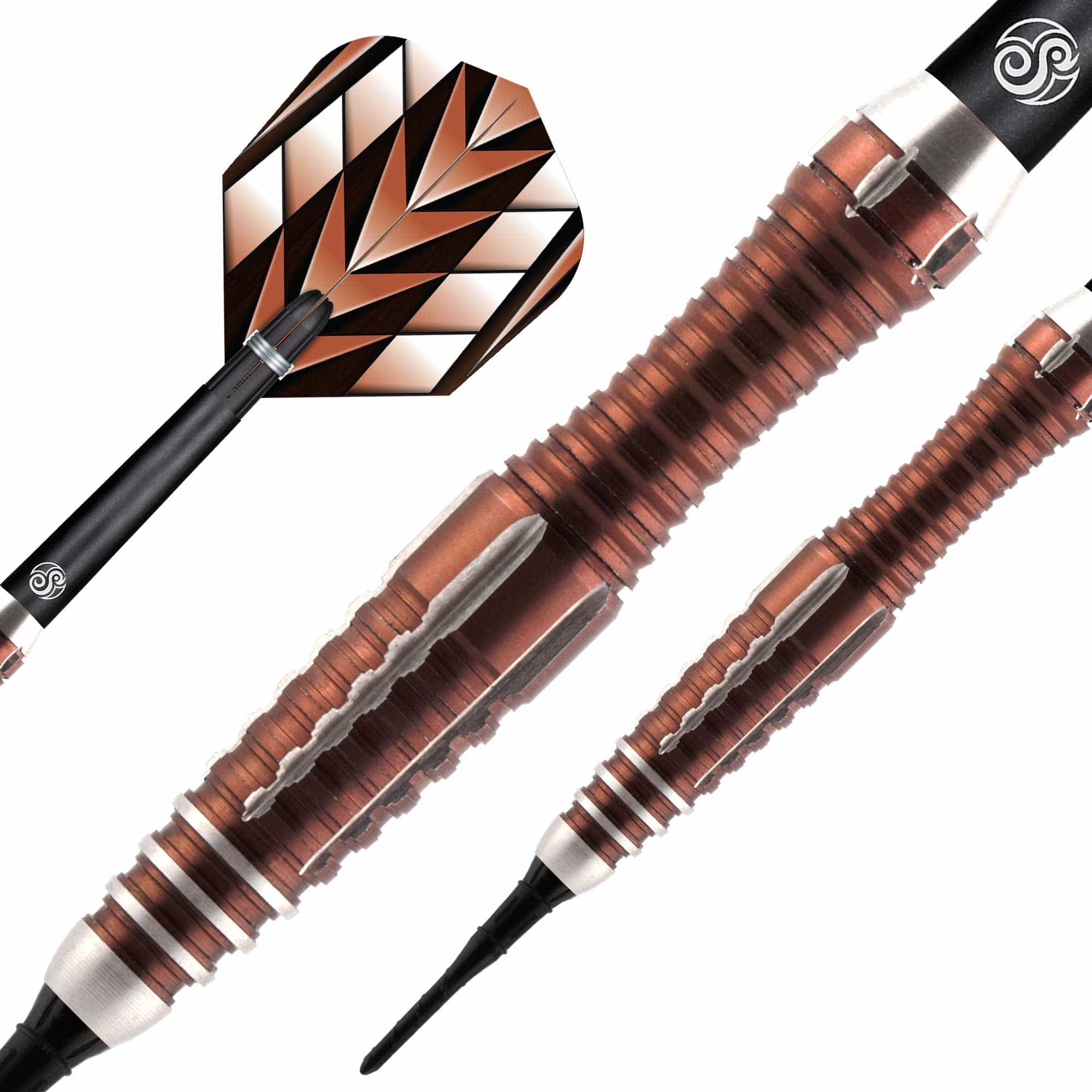 SHOT TRIBAL WEAPON 1 SERIES SOFT TIP DART SET - 90% TUNGSTEN BARRELS