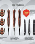 SHOT TRIBAL WEAPON 1 SERIES SOFT TIP DART SET - 90% TUNGSTEN BARRELS