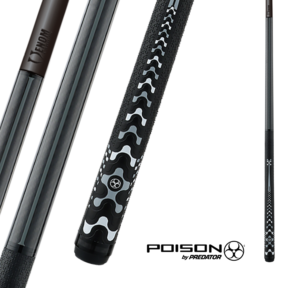 BAGUETTE DE SAUT ET DE CASSE VX AVEC FLÈCHE EN CARBONE - NOIRE/GRISE - WRAP TRICOLORE 13MM 19OZ