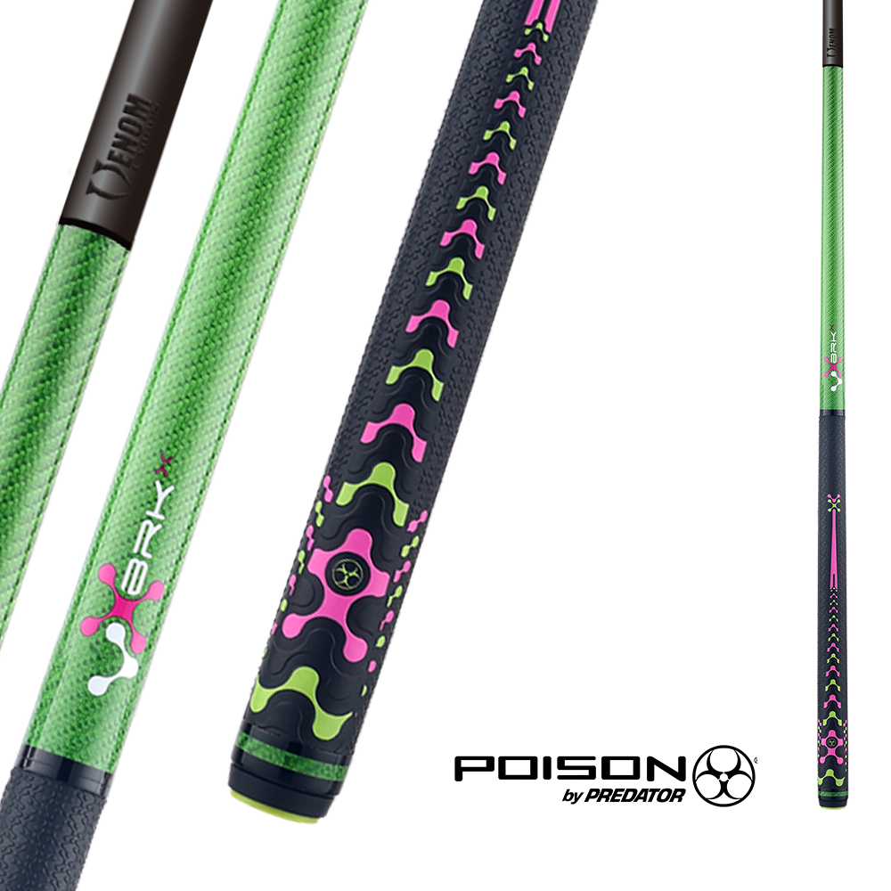 BAGUETTE DE SAUT ET DE CASSE VX AVEC FLÈCHE EN CARBONE - VERTE/ROSE- WRAP TRICOLORE 13MM 19OZ