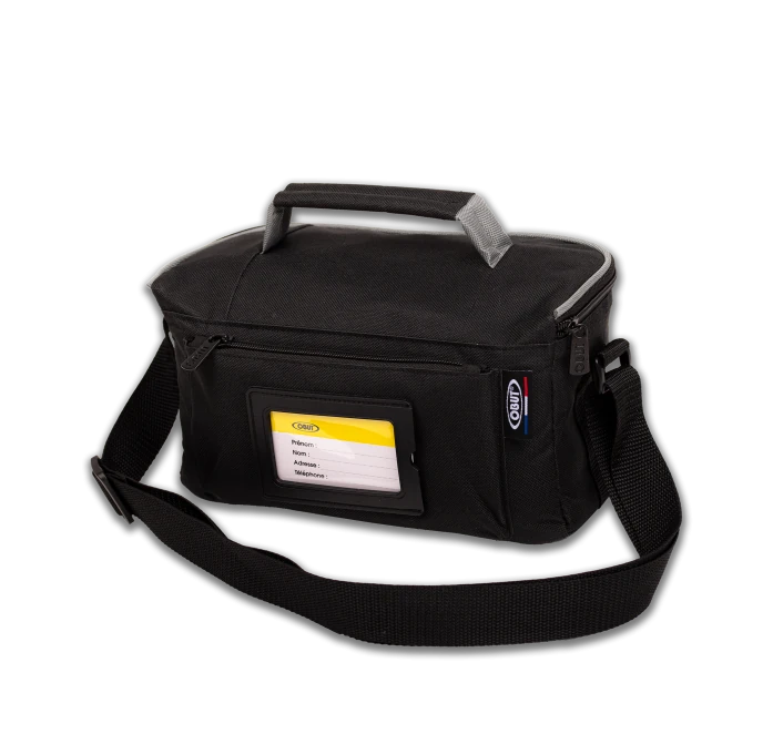 SAC DE REPORTER PÉTANQUE OBUT 3 BOULES NOIR ET GRIS