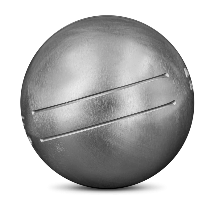 OBUT SET OF THREE PÉTANQUE BOULES JB VINTAGE DUAL
