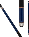 BAGUETTE DE BILLARD KATANA KAT2502 AVEC FLÈCHE FIBRE CARBONE BLEU - 13MM 19OZ