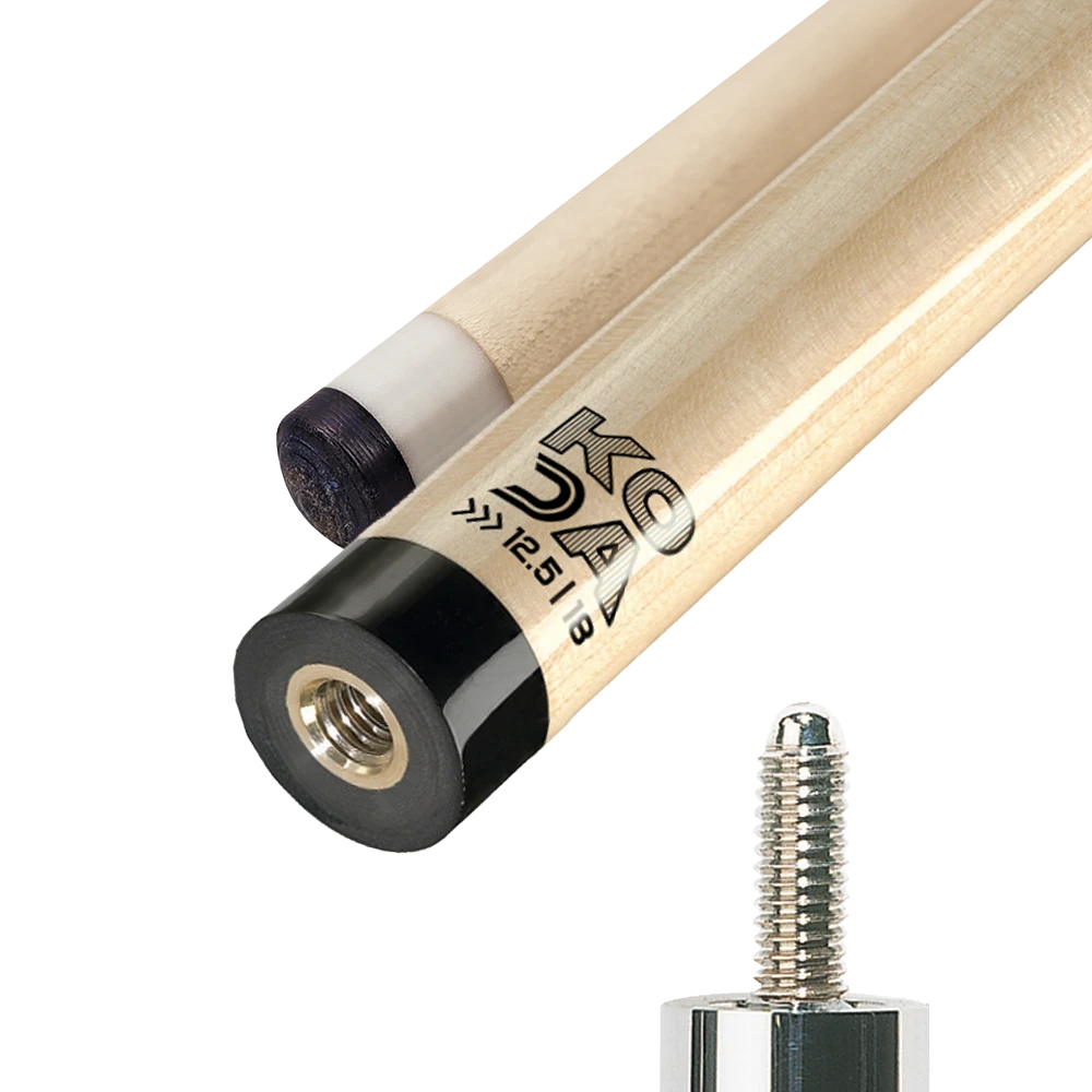 BAGUETTE DE BILLARD KODA SPORT KD21 NOIRE ET BRUNE SANS GRIP 19OZ