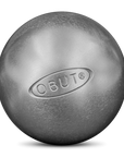 OBUT SET OF THREE PÉTANQUE BOULES LOISIR LISSE INOX