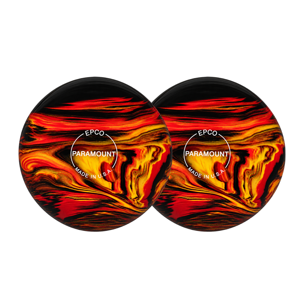 BOULES DE BOWLING PARAMOUNT - NOIR / ROUGE / JAUNE