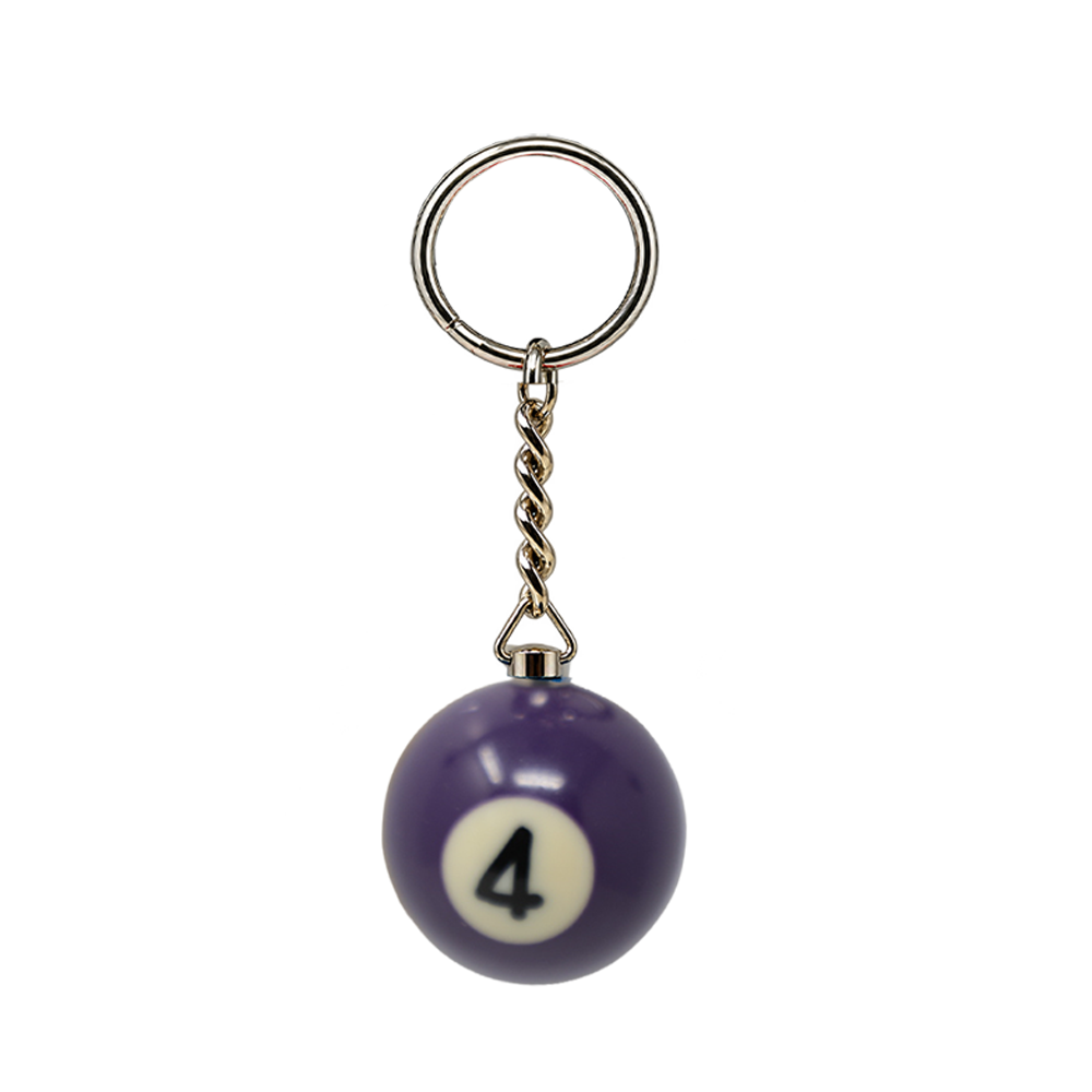 ARAMITH 1 3/8" NUMBERED BILLIARD BALL KEYCHAIN - LIMITED EDITION