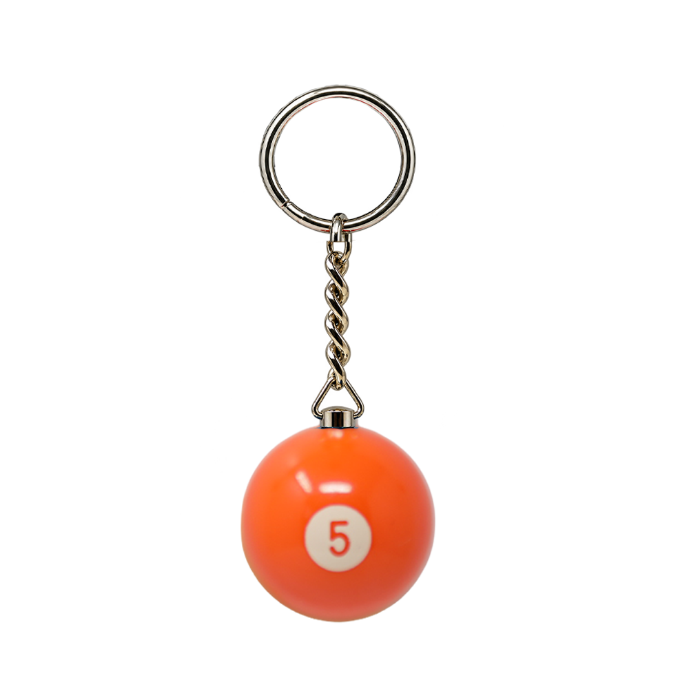 ARAMITH 1 3/8" NUMBERED BILLIARD BALL KEYCHAIN - LIMITED EDITION