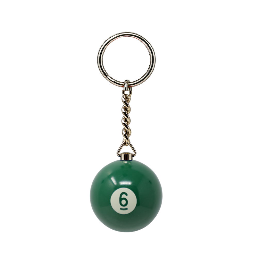 ARAMITH 1 3/8" NUMBERED BILLIARD BALL KEYCHAIN - LIMITED EDITION