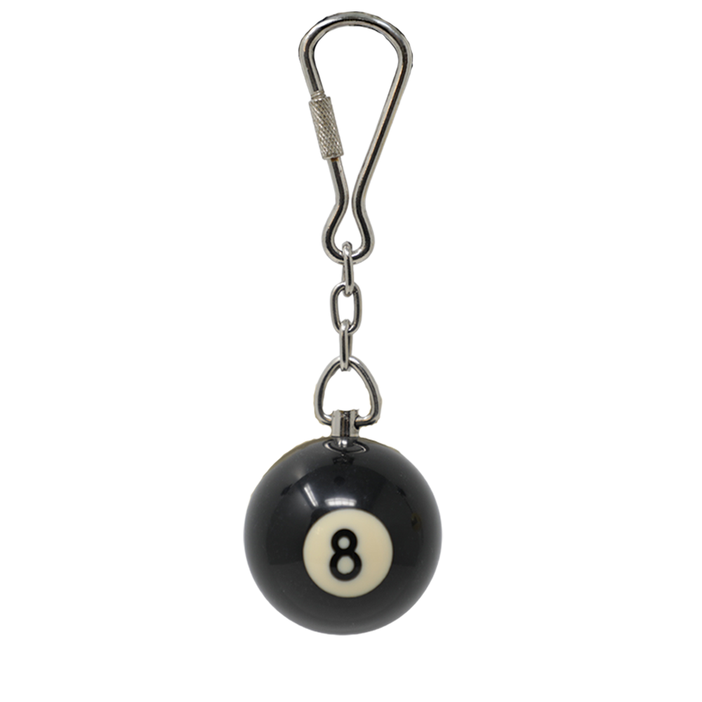 ARAMITH 1 3/8" NUMBERED BILLIARD BALL KEYCHAIN - LIMITED EDITION