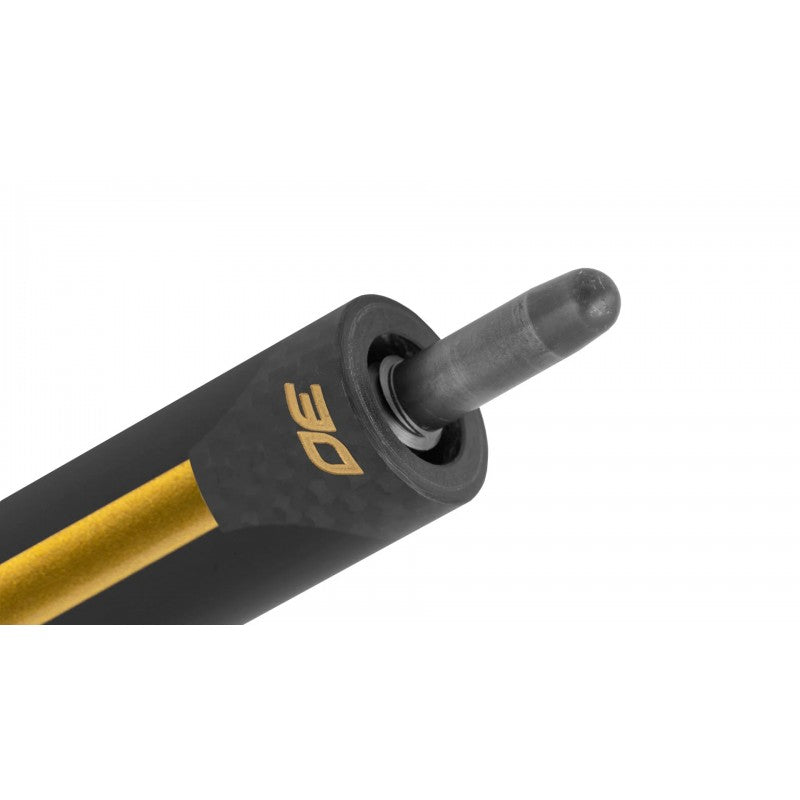 PREDATOR BUTT POOL CUE P3 BLACK AND GOLD NO WRAP UNI-LOC - LIMITED EDITION