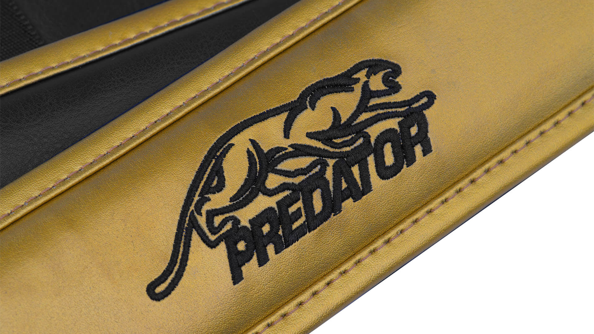 PREDATOR ROADLINE BLACK AND GOLD HARD POOL CUE CASE - 2B/4S