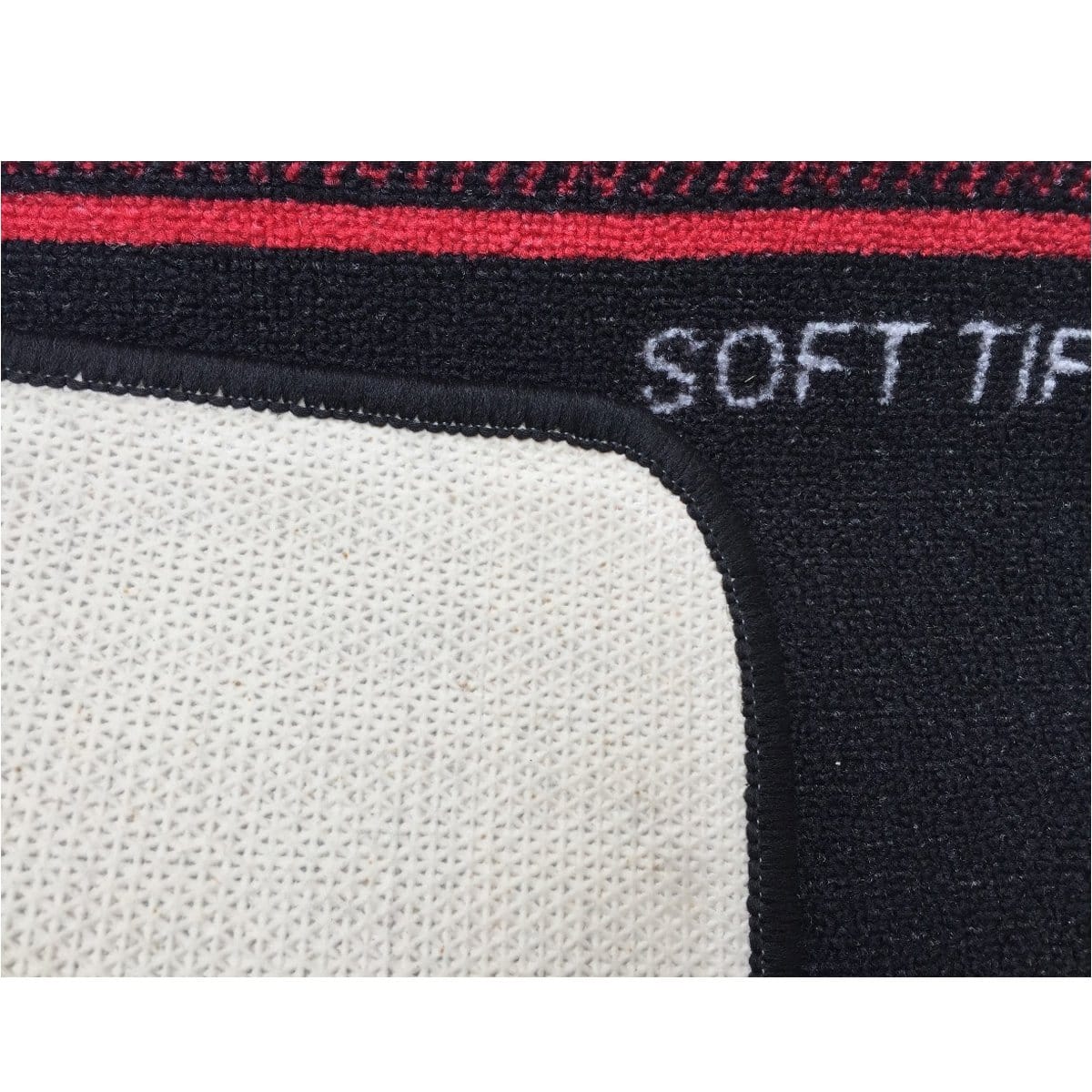 TAPIS DE JEU FLÉCHETTES SHOT 1M DE LONGUEUR X 3M LARGEUR NOIR ET ROUGE