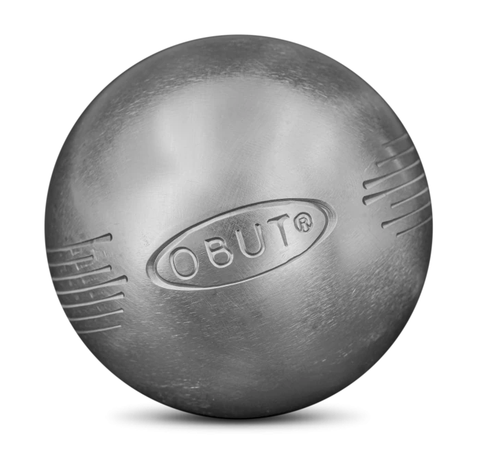 OBUT SET OF THREE PÉTANQUE BOULES LOISIR SIDE INOX