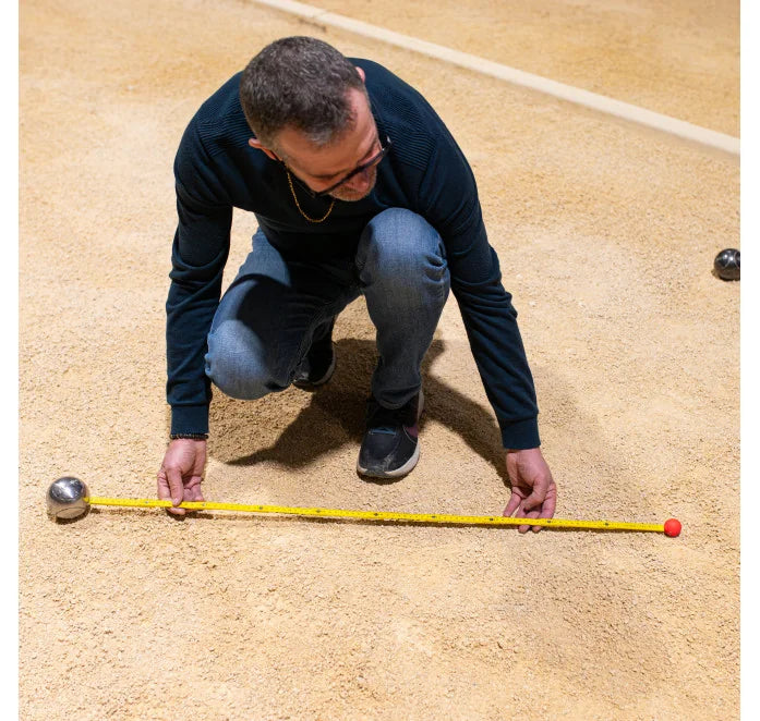 MÈTRE PLIANT OBUT À TIRETTE EN FIBRE DE VERRE JAUNE