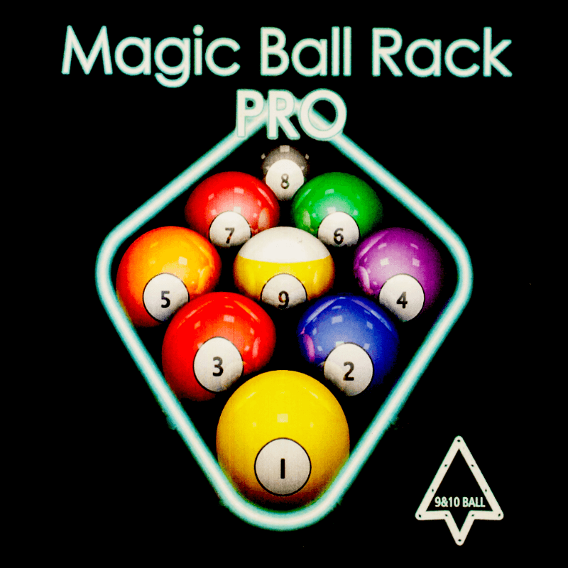 "MAGIC BALL RACK" TRIANGLE GAMES 8/9/10