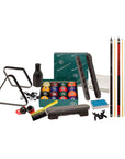 MASTER SPEED 2 CUES ACCESSORY KIT WITH ARAMITH BALLS - BLACK