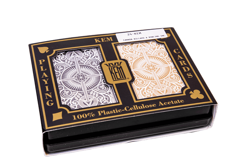 PLAYING CARDS / SET OF 2 - 100% PLASTIC