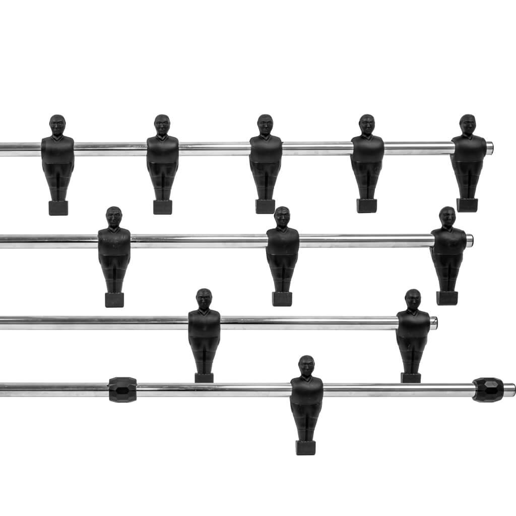 TELESCOPIC RODS - COMPLETE SET BLACK AND WHITE